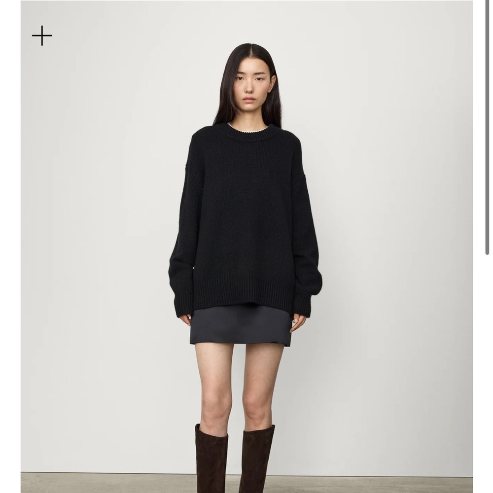 Lisa Yang 100% cashmere black RENSKE sweater size 1